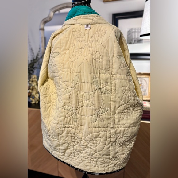 🧵 HANDMADE (by me) Vintage 1930s Quilt Jacket size S/M - Picture 14 of 14